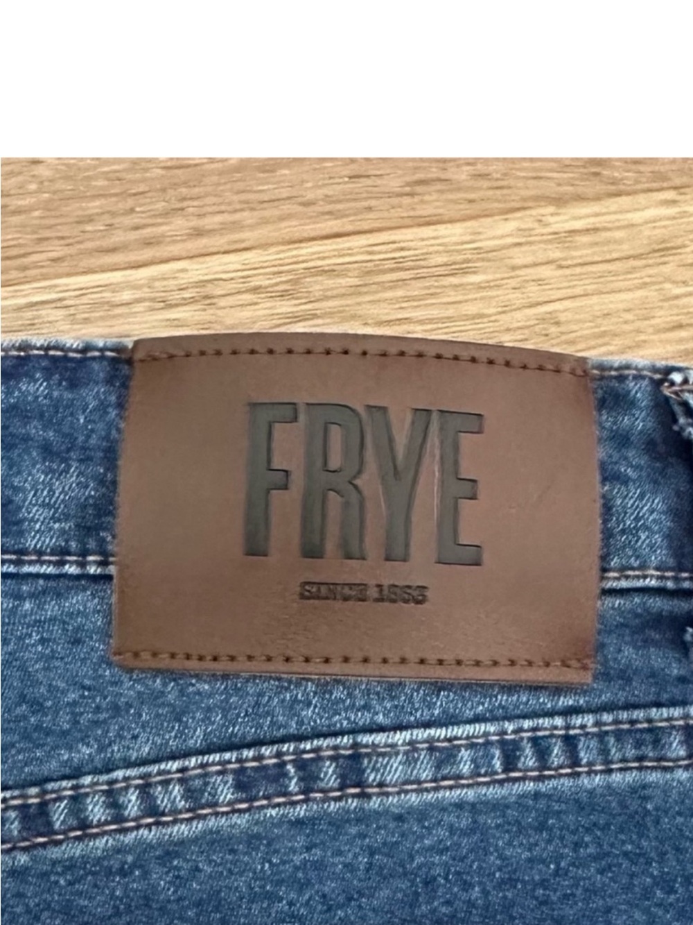 Frye High Rise Straight Leg Jeans - Picture 6 of 8